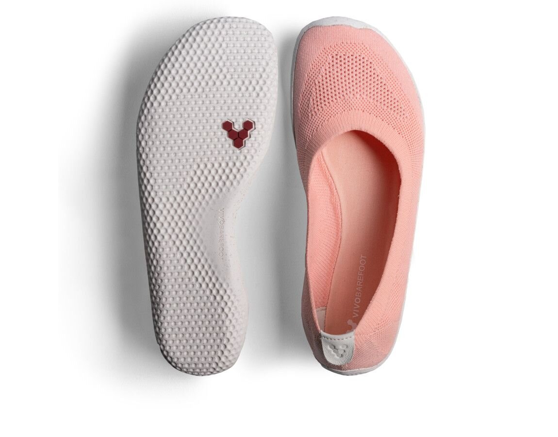 VIVOBAREFOOT PRIMUS ASANA YIN BALLERINA KNIT WOMENS Peach Melba 1