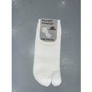 Palcové Ponožky Bílé L (42-44)